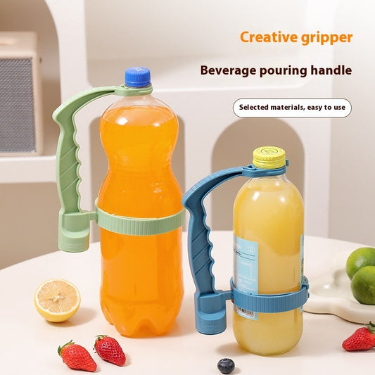 Adjustable Bottle Handle Holder – Easy Pouring Grip for Oil, Beverage & Sauce Bottles | Kitchen Gadget