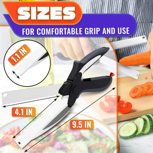 2-in-1 Smart Kitchen Scissors & Food Chopper