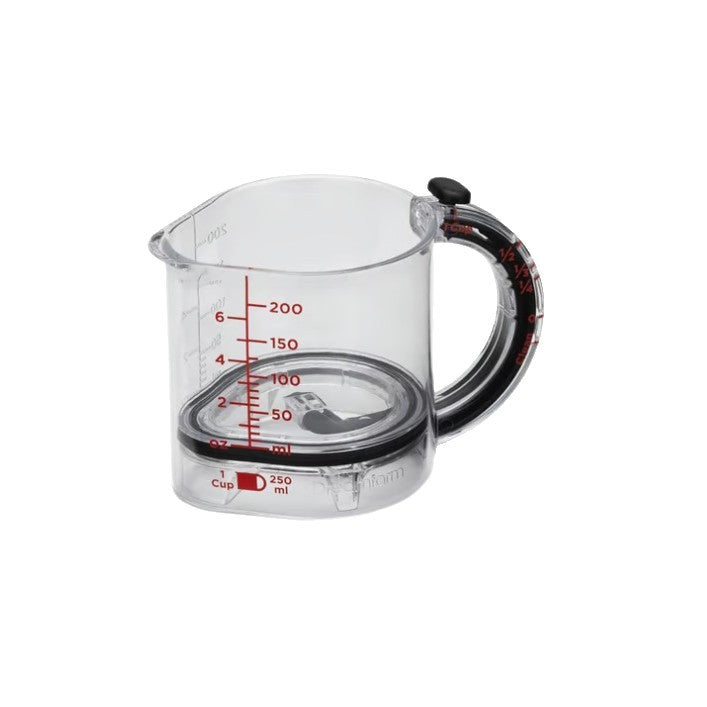 4-in-1 Adjustable Measuring Cup – Multi-Functional Kitchen Measuring & Pouring Tool with Scraper Base