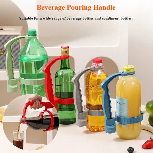 Adjustable Bottle Handle Holder – Easy Pouring Grip for Oil, Beverage & Sauce Bottles | Kitchen Gadget