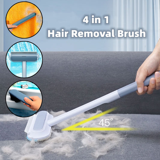 4-in-1 Pet Hair Remover Brush – Lint Cleaner for Dog & Cat Hair, Screens, Furniture & Clothes