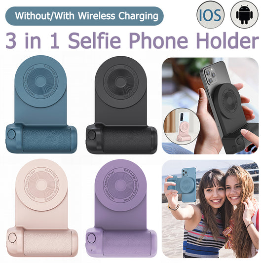 3-in-1 Magnetic Anti-Shake Camera Grip for Smartphones