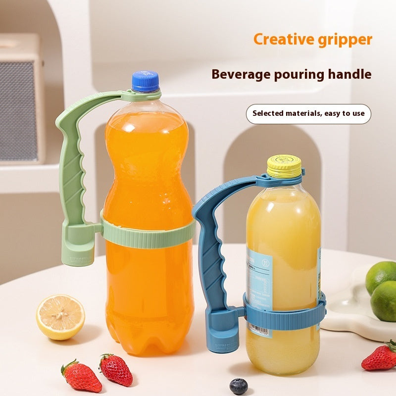 Adjustable Bottle Handle Holder – Easy Pouring Grip for Oil, Beverage & Sauce Bottles | Kitchen Gadget