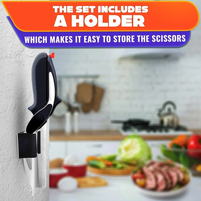 2-in-1 Smart Kitchen Scissors & Food Chopper