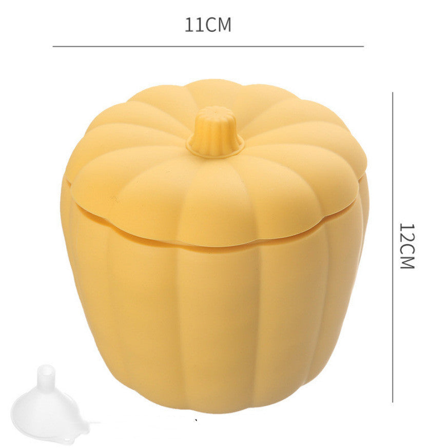 2-in-1 Pumpkin Ice Cube Maker & Portable Ice Bucket – Silicone Multi-Functional Ice Tray for Chilling Drinks, Bar & Cocktails