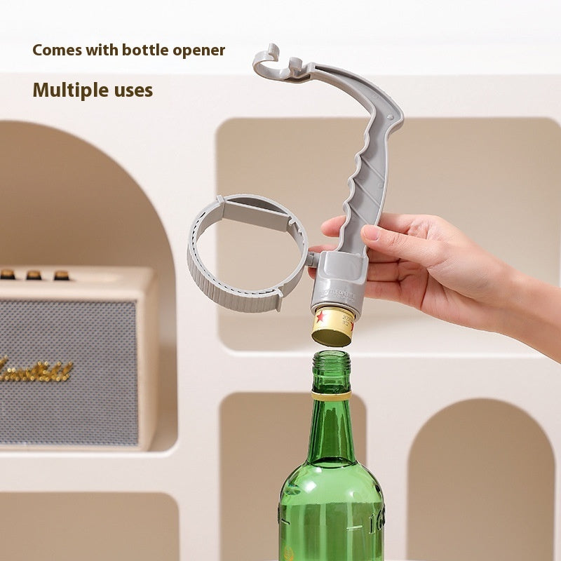 Adjustable Bottle Handle Holder – Easy Pouring Grip for Oil, Beverage & Sauce Bottles | Kitchen Gadget