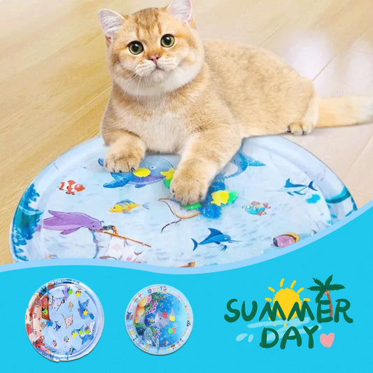Cooling Water Pet Bed Mat – Inflatable Cooling Pad for Dogs & Cats